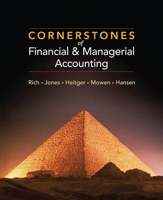 Book cover for Cornerstones of Financial & Managerial Accounting