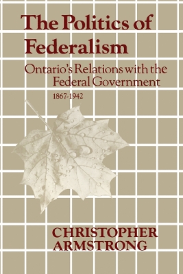 Cover of The Politics of Federalism