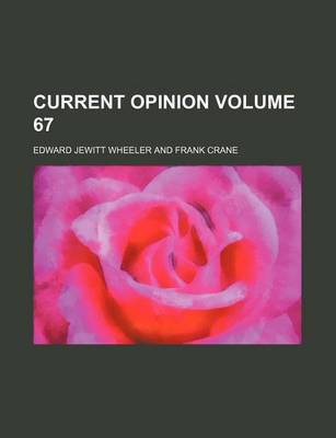 Book cover for Current Opinion Volume 67