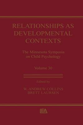 Book cover for Relationships as Developmental Contexts