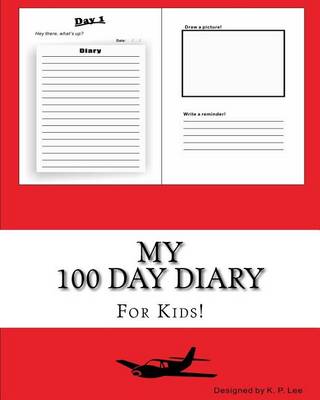 Book cover for My 100 Day Diary (Red cover)