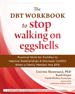 Book cover for The DBT Workbook to Stop Walking on Eggshells