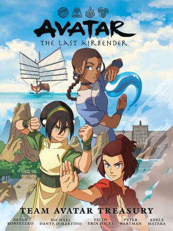 Book cover for Avatar: The Last Airbender - Team Avatar Treasury Library Edition