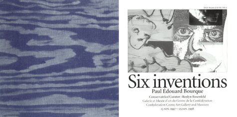 Book cover for Six Inventions Paul Edouard Bourque