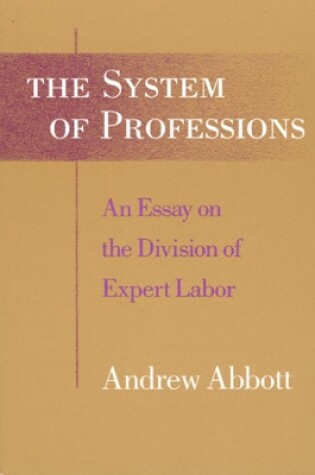 Cover of The System of Professions