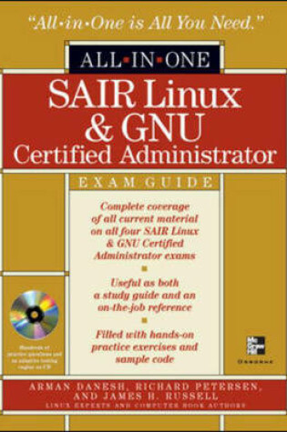 Cover of SAIR Linux and GNU Certified Administrator All-in-one Exams Guide