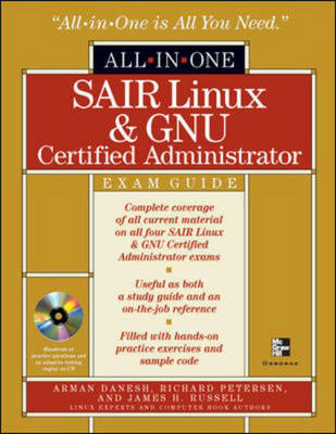 Book cover for SAIR Linux and GNU Certified Administrator All-in-one Exams Guide