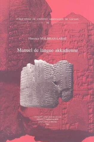 Cover of Manuel De Langue Akkadienne