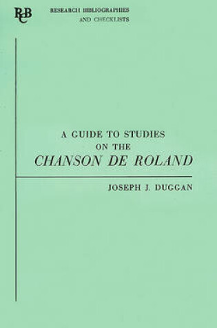 Cover of A Guide to Studies on the Chanson de Roland