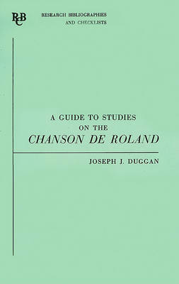 Cover of A Guide to Studies on the Chanson de Roland