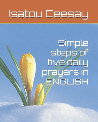 Book cover for Simple steps of five daily prayers in ENGLISH