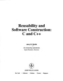 Book cover for Reusablity and Software Construction