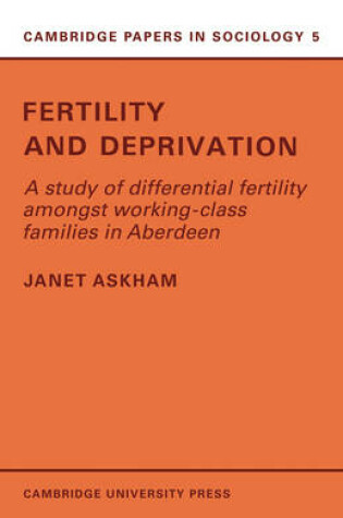 Cover of Fertility and Deprivation