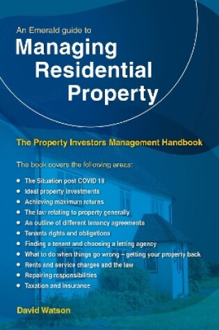 Cover of The Property Investors Management Handbook - Managing Residentia L Property