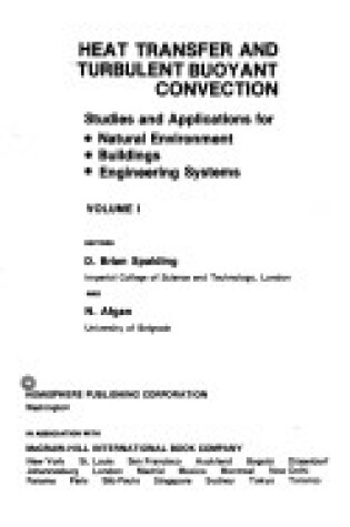 Cover of Heat Transfer and Turbulent Buoyant Convection