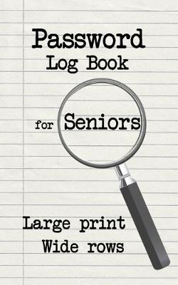 Book cover for Password Log Book for Seniors