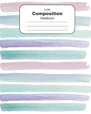 Book cover for Lines Composition Notebook