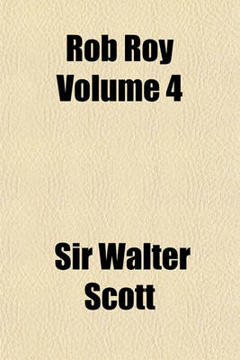 Book cover for Rob Roy Volume 4