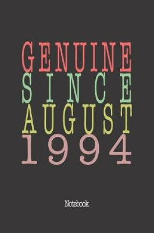 Cover of Genuine Since August 1994