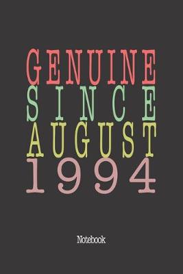 Book cover for Genuine Since August 1994