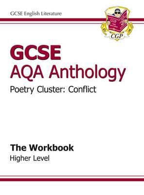 Cover of GCSE Anthology AQA Poetry Workbook (Conflict) Higher (A*-G course)