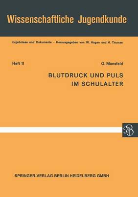 Cover of Blutdruck Und Puls Im Schulalter