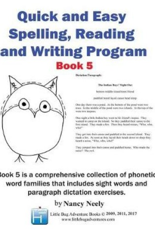 Cover of Quick and Easy Spelling, Reading and Writing Program Book 5