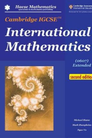 Cover of Cambridge IGCSE International Mathematics (0607) Extended (2nd edition)