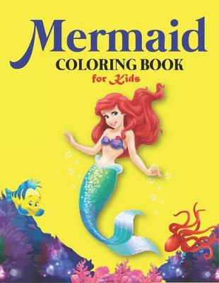 Book cover for Mermaid Coloring Book for Kids