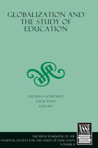 Cover of Globalization and the Study of Education
