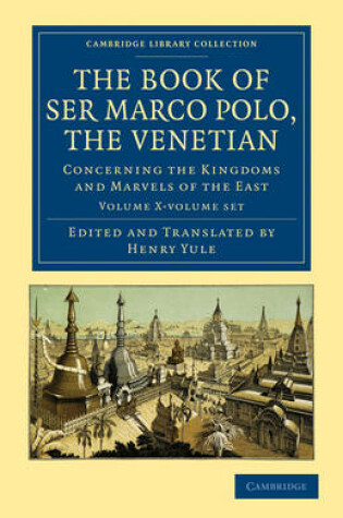 Cover of The Book of Ser Marco Polo, the Venetian 2 Volume Set