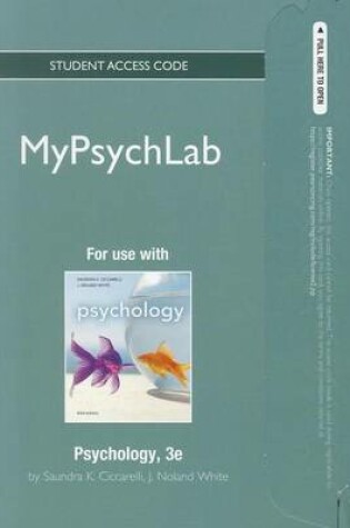 Cover of NEW MyLab Psychology  -- Standalone Access Card -- for Psychology