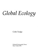 Book cover for Global Ecology