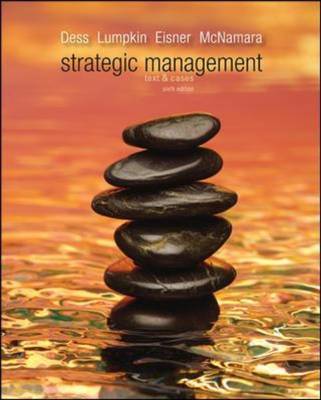 Book cover for Strategic Management: Text and Cases with Comp Case Guide for Instructors