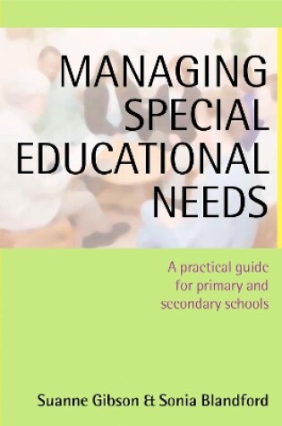 Cover of Managing Special Educational Needs