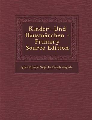 Book cover for Kinder- Und Hausmarchen