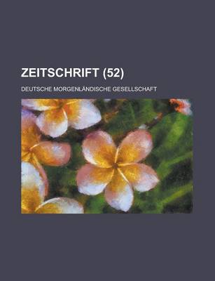 Book cover for Zeitschrift (52)