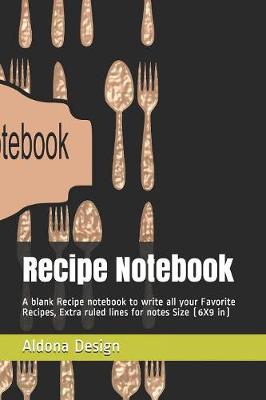 Book cover for Recipe Notebook