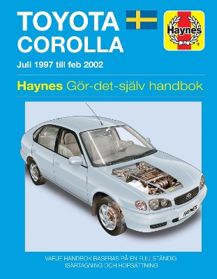 Book cover for Toyota Corolla (Juli 1997 - Feb 2002) (svenske utgava)