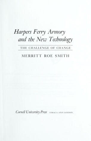 Book cover for Harpers Ferry Armory and the New Technology