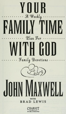 Book cover for Your Family Time with God