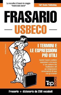 Book cover for Frasario Italiano-Usbeco e mini dizionario da 250 vocaboli