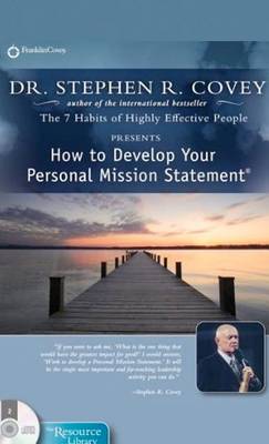 Book cover for How to Develop Your Personal Mission Statement