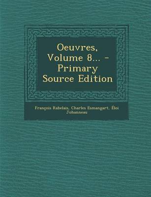 Book cover for Oeuvres, Volume 8...