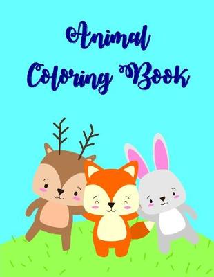 Book cover for Animal Coloring Books
