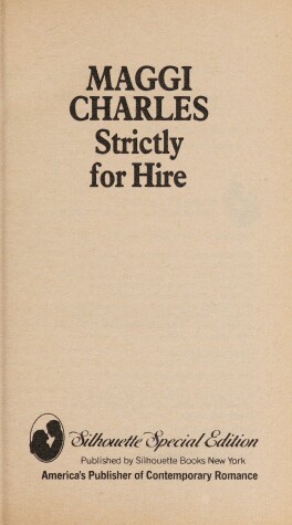 Book cover for Strictly For Hire