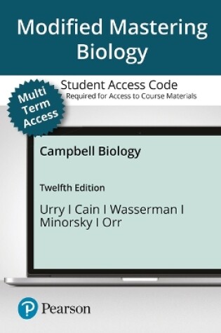 Cover of Modified Mastering Biology with Pearson Etext -- Access Card -- For Campbell Biology