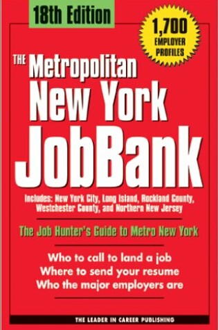 Cover of The Metropolitan New York Jobbank