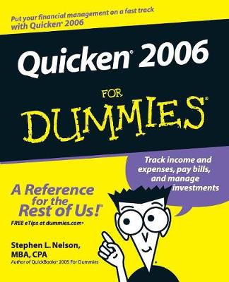 Book cover for Quicken 2006 for Dummies