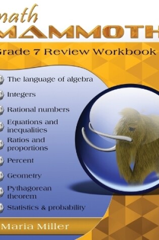 Cover of Math Mammoth Grade 7 Review Workbook